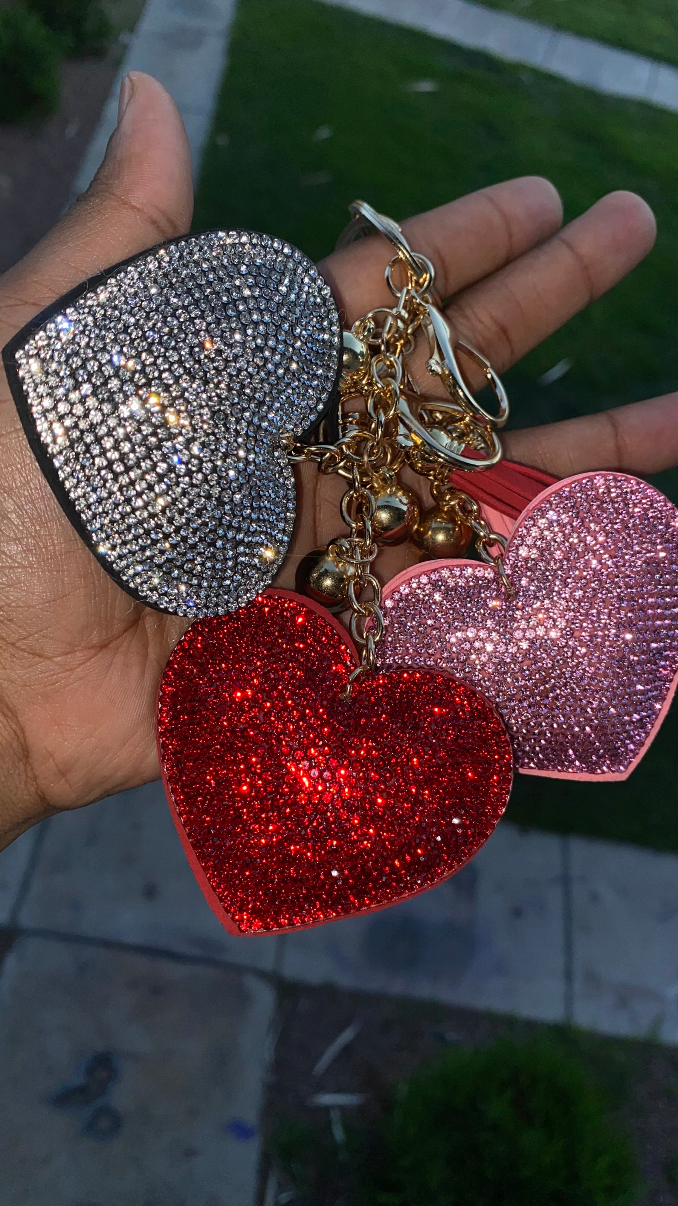 Heart Keychains