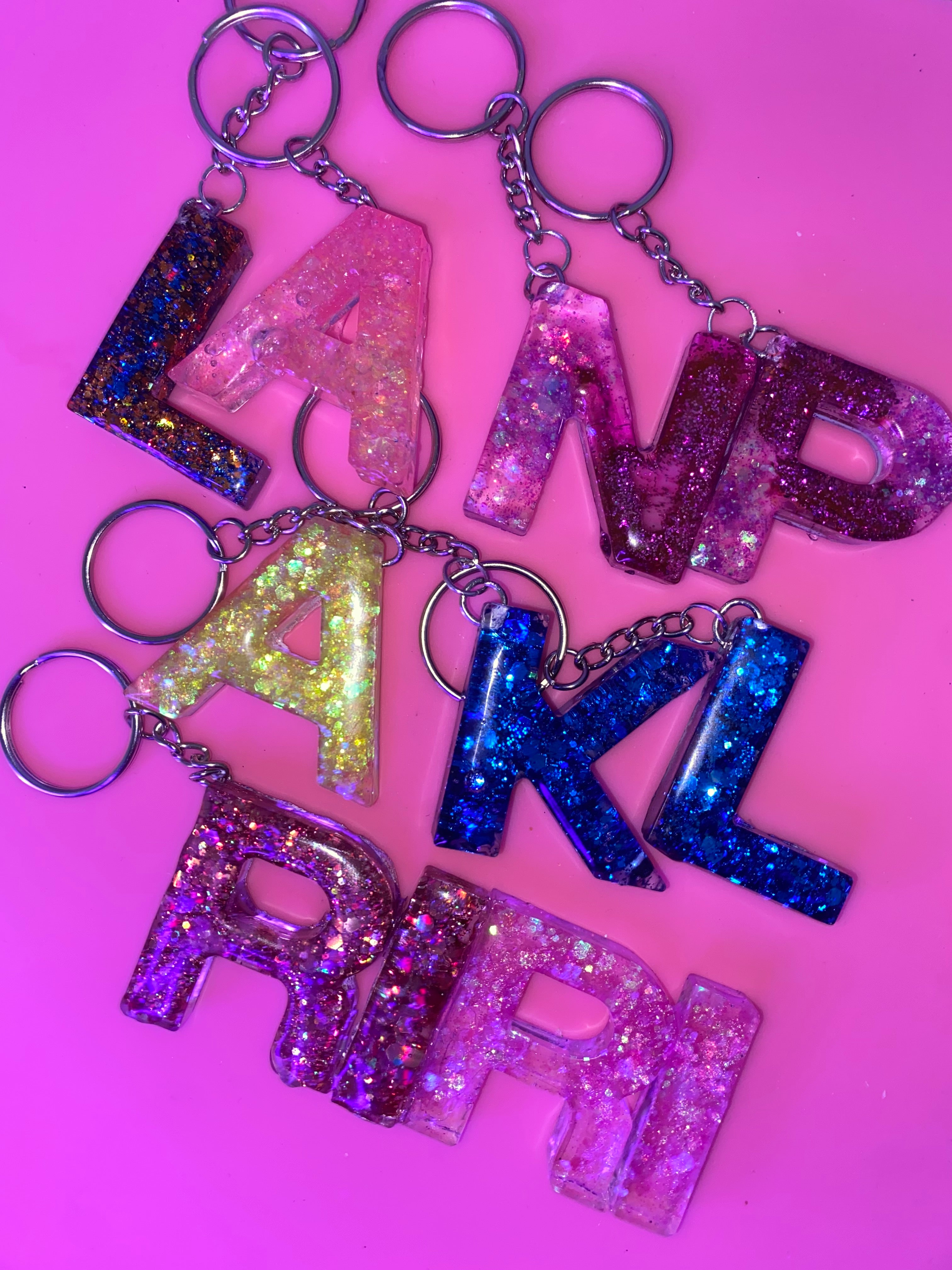 Initial Keychains