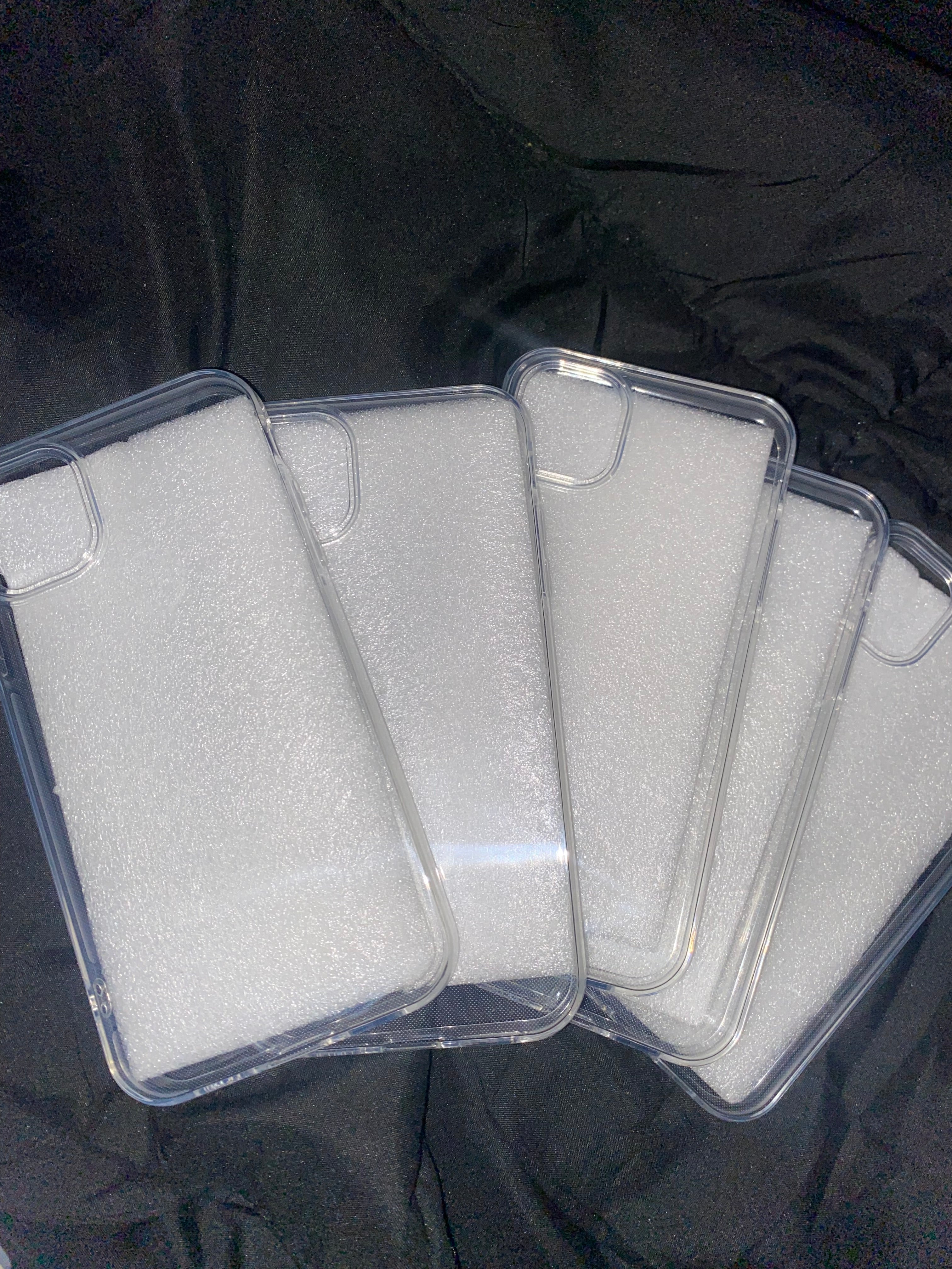 5pc Clear Phone Cases